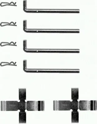 Accessory Kit, disc brake pad (82016200)