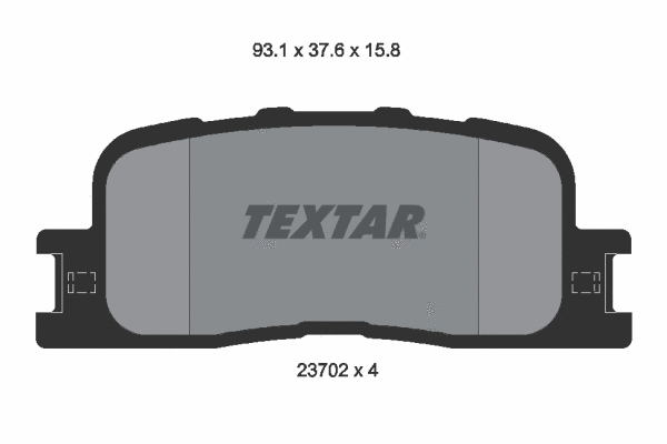Brake Pad Set, disc brake (2370201)