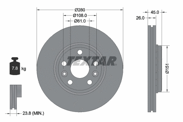 Brake Disc (92257903)