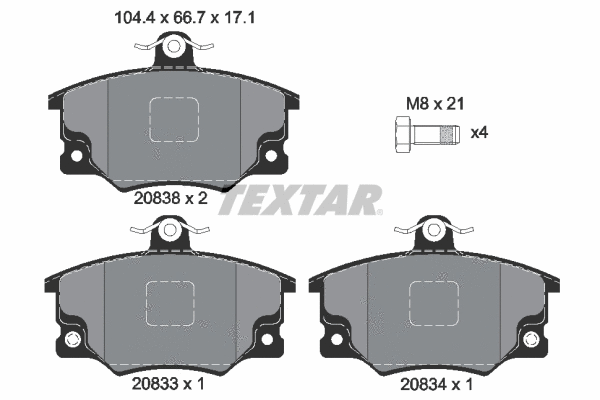 Brake Kit, disc brake (89009000)