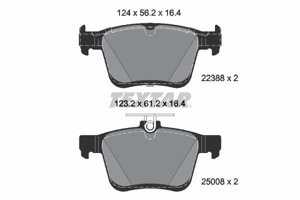 Brake Pad Set, disc brake (2238801)