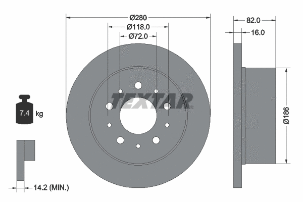 Brake Disc (92116100)