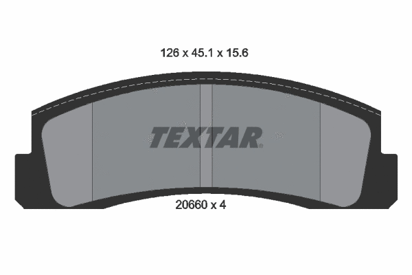 Brake Pad Set, disc brake (2066001)