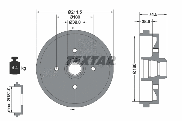 Brake Drum (94006600)