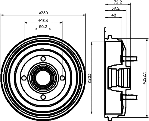 Brake Drum (94018400)