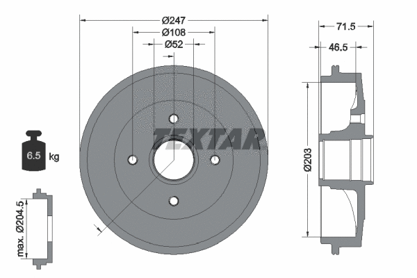 Brake Drum (94028200)