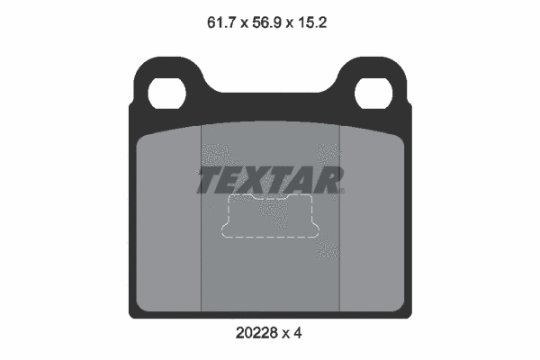 Brake Pad Set, disc brake (2022803)