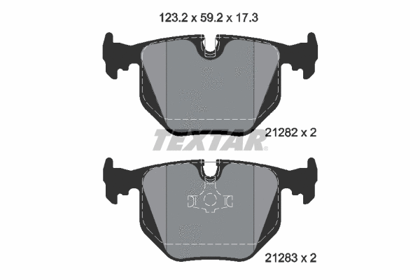 Brake Pad Set, disc brake (2128201)