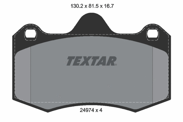 Brake Pad Set, disc brake (2497401)
