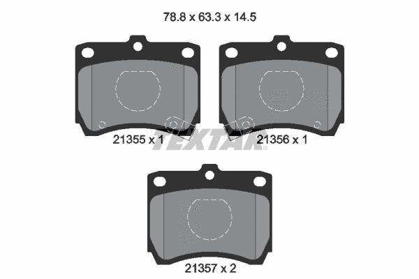 Brake Pad Set, disc brake (2135501)