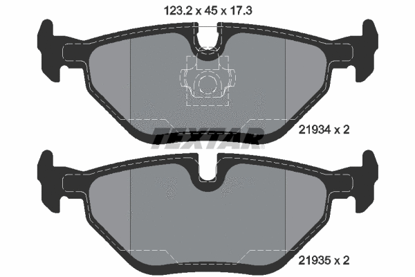 Brake Pad Set, disc brake (2193402)