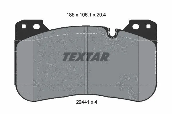 Brake Pad Set, disc brake (2244101)