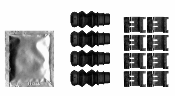 Accessory Kit, disc brake pad (82541900)