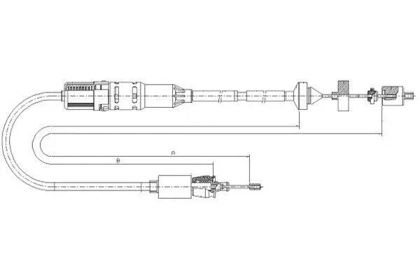 Cable Pull, clutch control (58013400)