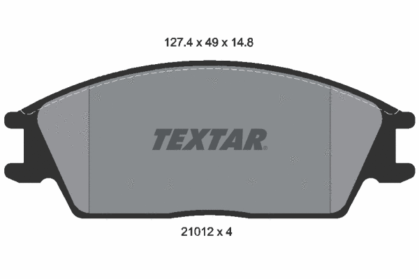 Brake Pad Set, disc brake (2101204)