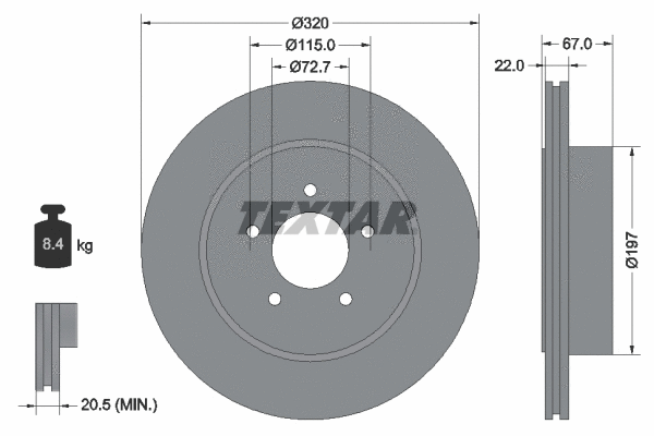Brake Disc (92177205)
