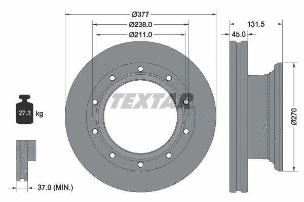 Brake Disc (93276800)