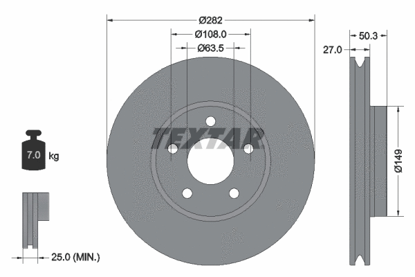 Brake Disc (92303405)
