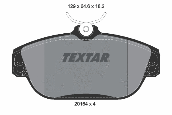 Brake Pad Set, disc brake (2016402)