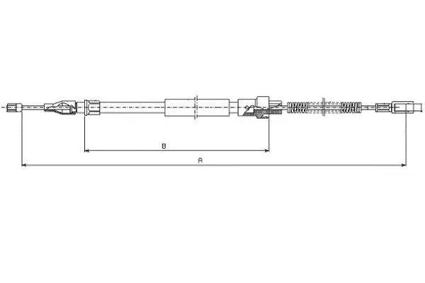 Cable Pull, parking brake (44004000)
