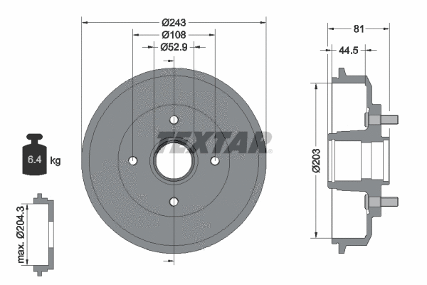 Brake Drum (94022500)