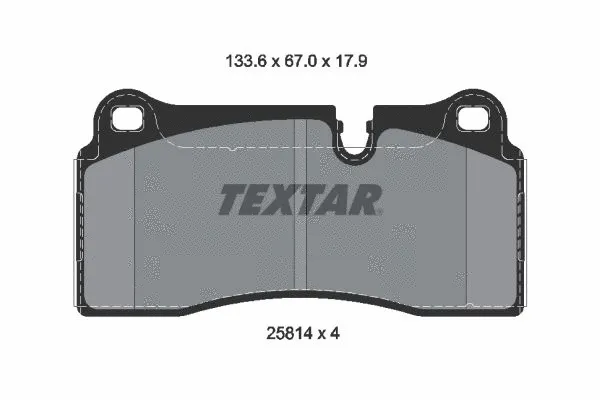 Brake Pad Set, disc brake (2581401)