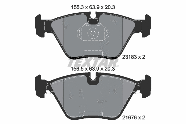 Brake Pad Set, disc brake (2318302)