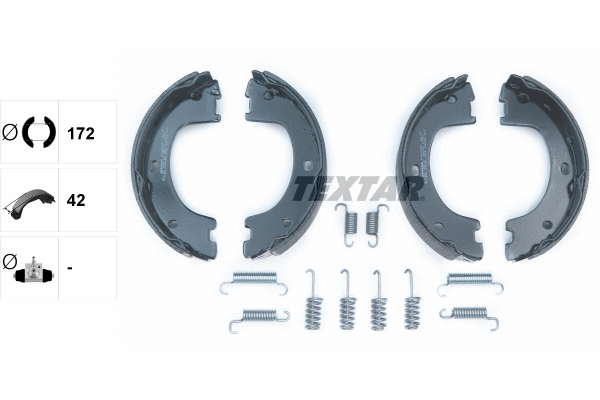 Brake Shoe Set, parking brake