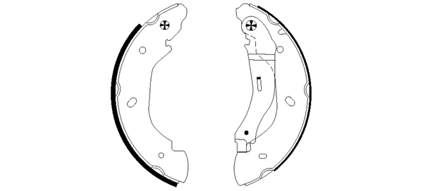 Brake Shoe Set (91059100)