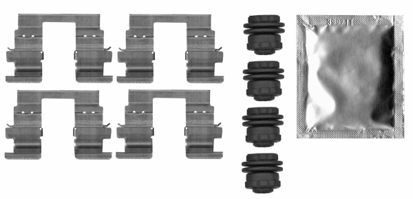 Accessory Kit, disc brake pad (82546900)