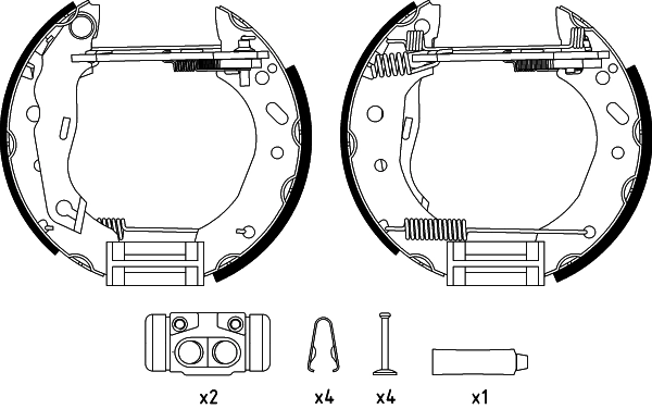 Brake Shoe Set (84048802)