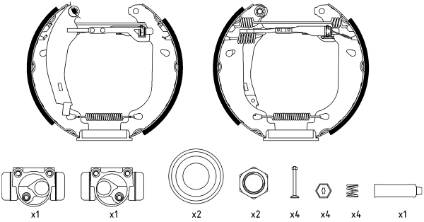 Brake Shoe Set (84045201)
