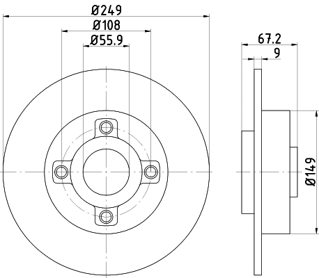 Brake Disc (92260803)