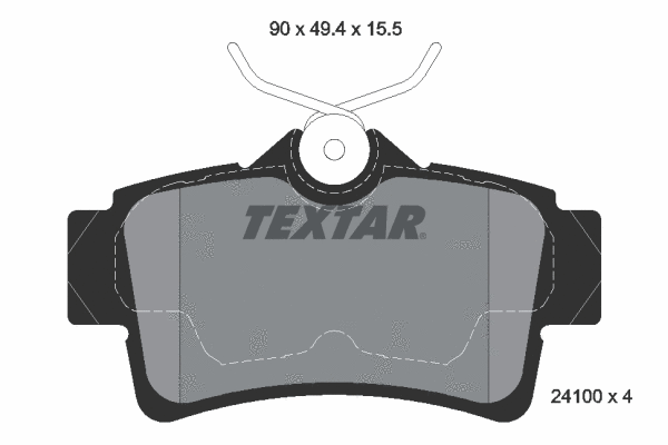 Brake Pad Set, disc brake (2410001)