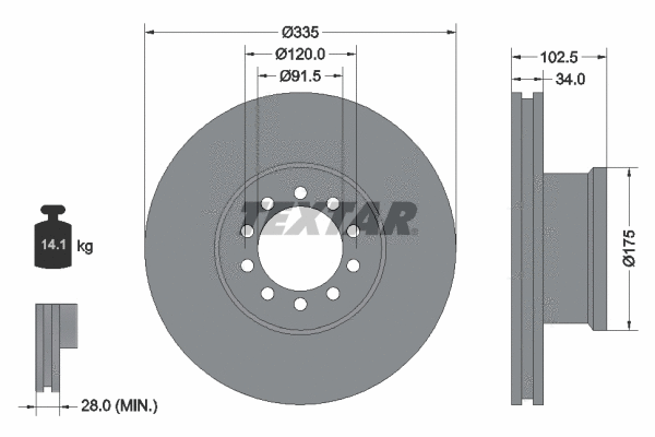 Brake Disc (93101300)