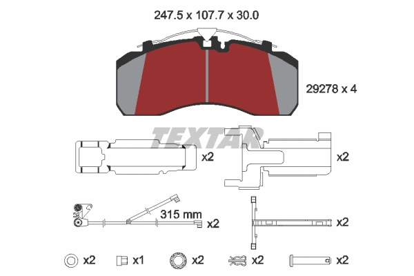 Brake Pad Set, disc brake