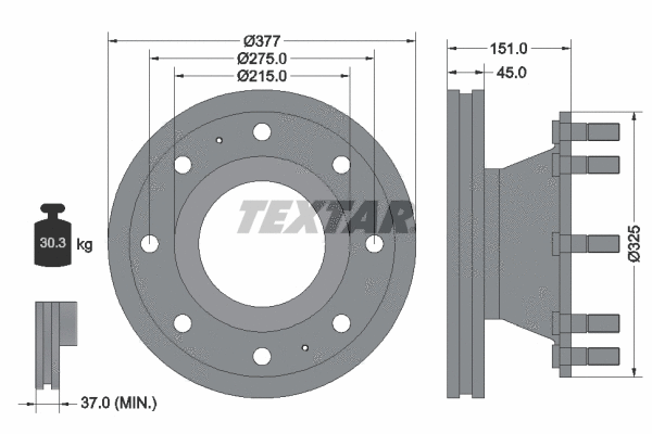 Brake Disc (93127600)