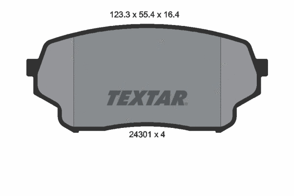 Brake Pad Set, disc brake (2430101)