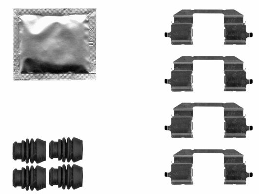 Accessory Kit, disc brake pad (82548800)