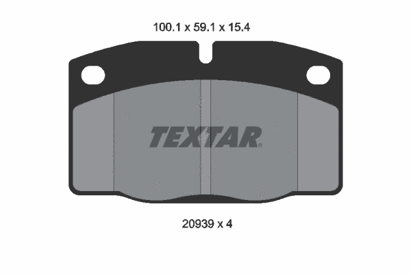 Brake Pad Set, disc brake (2093903)
