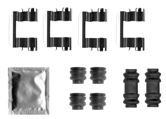 Accessory Kit, disc brake pad (82542400)