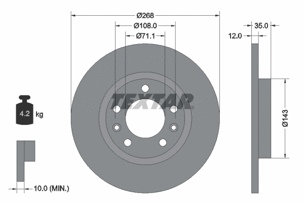 Brake Disc (92268003)
