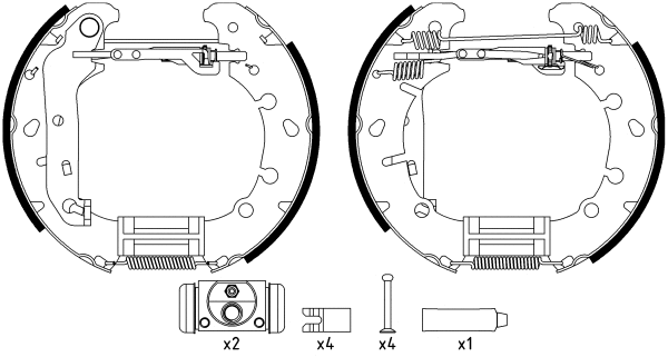 Brake Shoe Set (84057301)