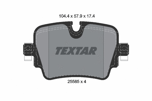 Brake Pad Set, disc brake (2558501)