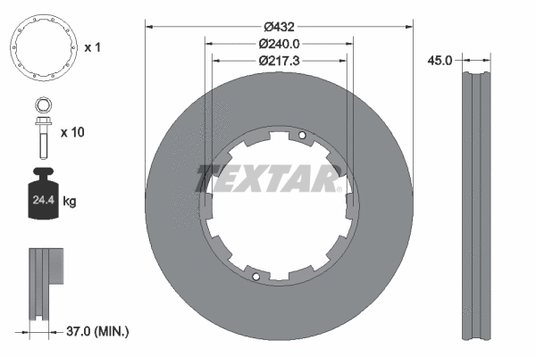 Brake Disc (93145600)