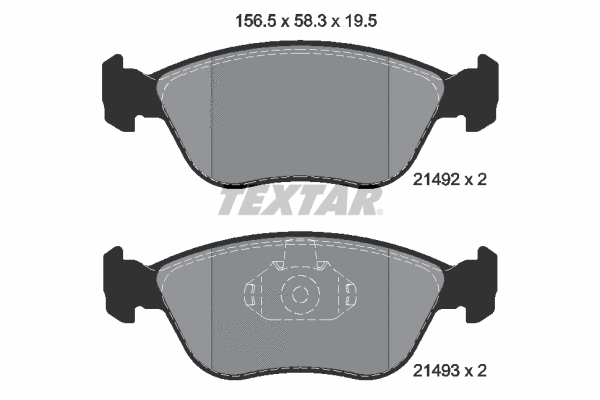 Brake Pad Set, disc brake (2149201)