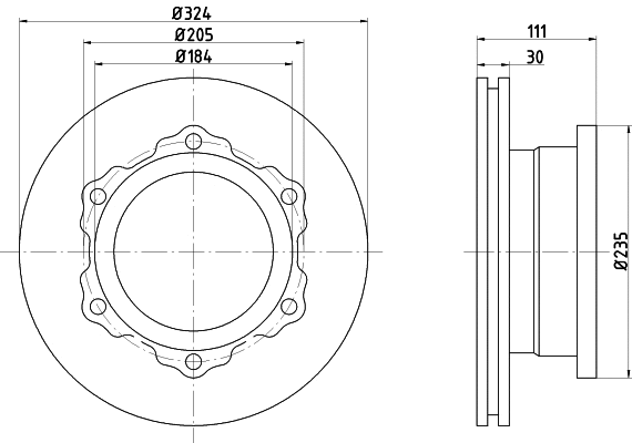 Brake Disc (93087800)