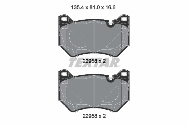 Brake Pad Set, disc brake (2295801)
