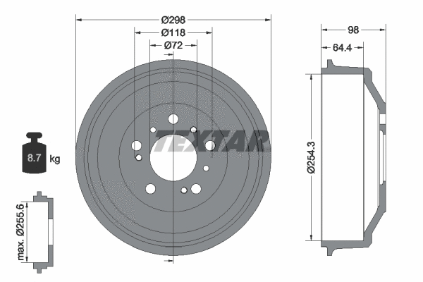 Brake Drum (94010200)