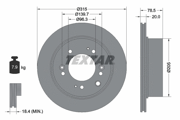 Brake Disc (92205000)
